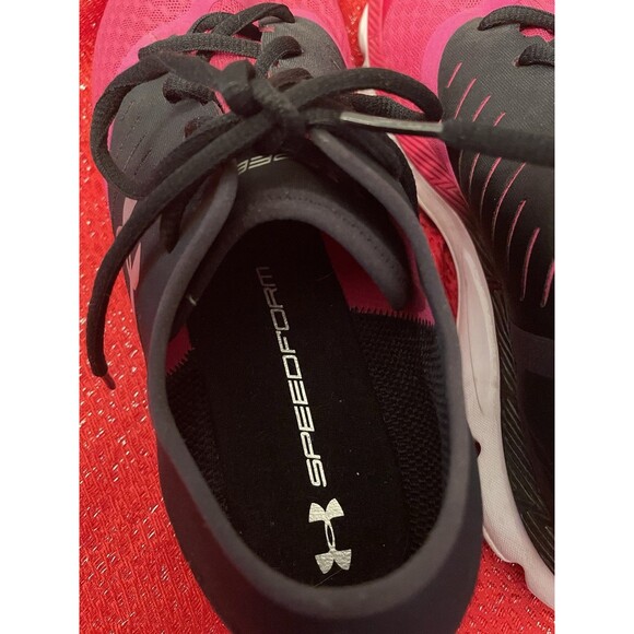 Under Armour Speedform Intake Womens Running Shoes Size 11 Trainers Pink Black - Picture 7 of 15
